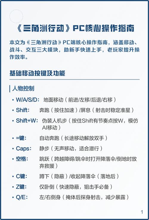 三角洲行动新手攻略 快速上手技巧与实战心得