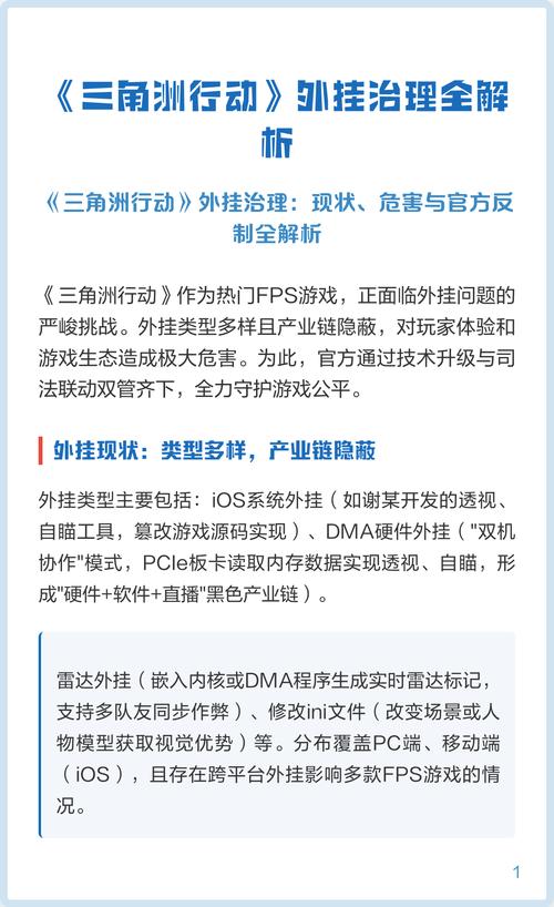 三角洲行动外挂透视揭秘，如何防范稳定作弊破坏游戏公平